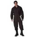 Adult Black Long Sleeve Flightsuit (XS to XL)